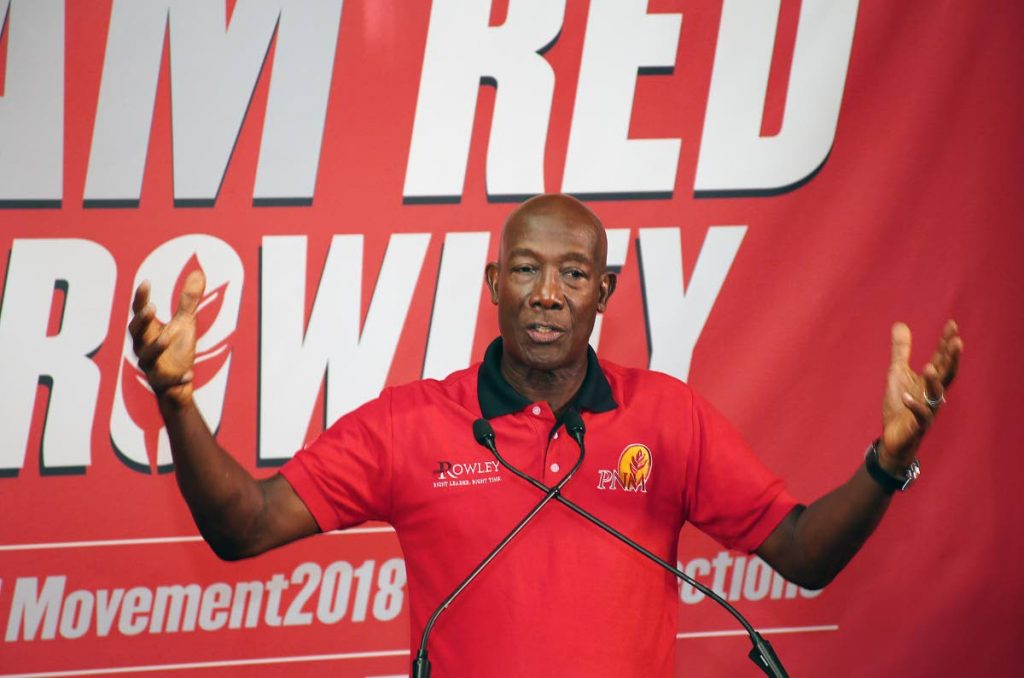 REAL DEAL: Prime Minister Dr Keith Rowley, wants people who are committed.