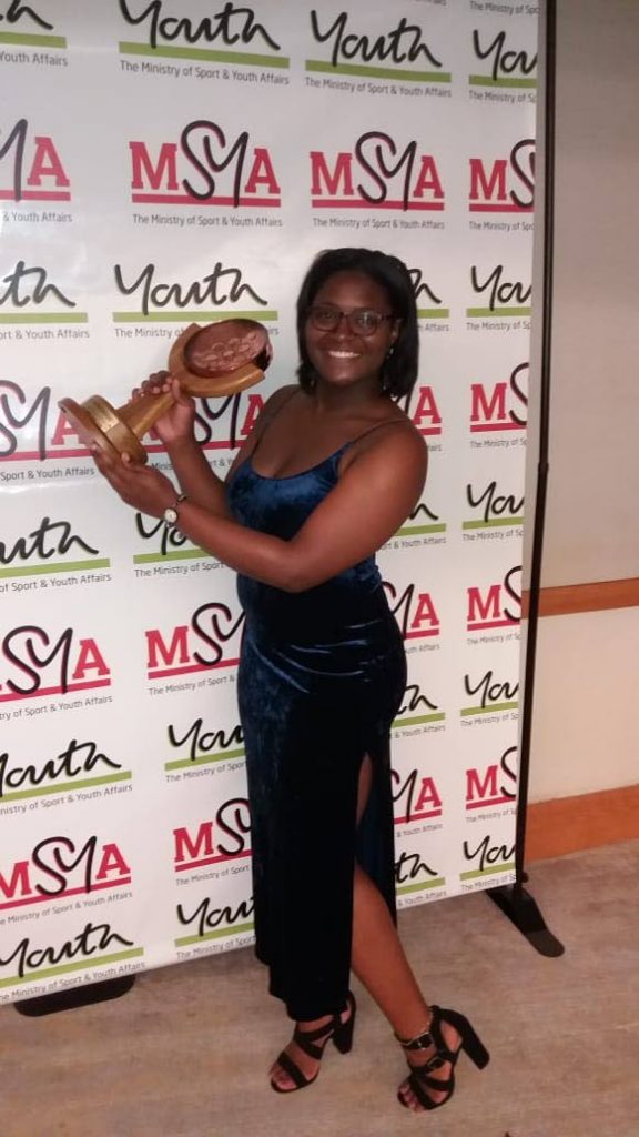 Personal Triumph award recipient, 21-year-old Zalisha Guy