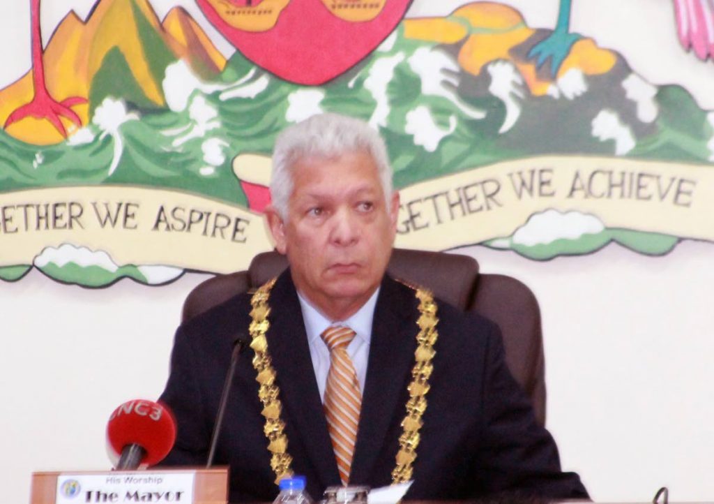 Port of Spain mayor Joel Martinez