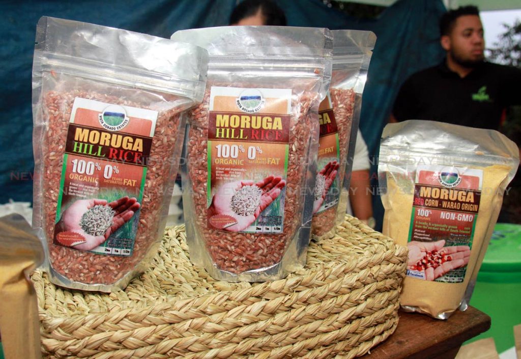 Moruga Hill rice on display during a tour of a production facility in Moruga on September 26. FILE PHOTO/ANIL RAMPERSAD