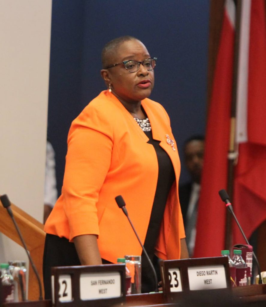 Planning Minister Camille Robinson-Regis