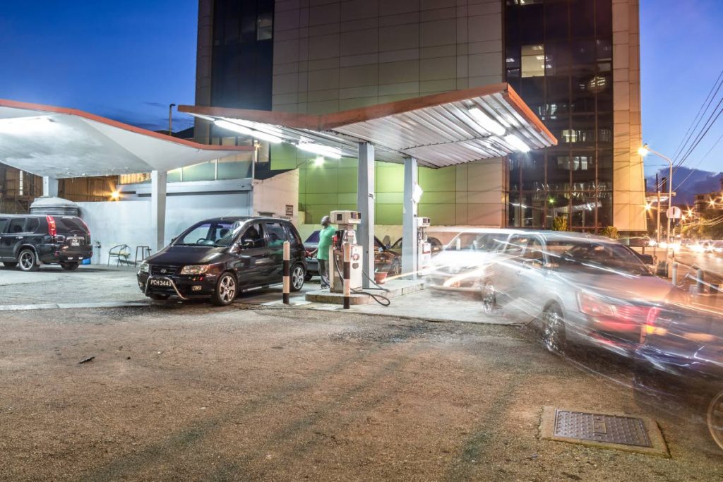 Motoris fill up at the NP Gas Station located Cor Edward &Park Streets POS Photo By: Jeff K. Mayers 