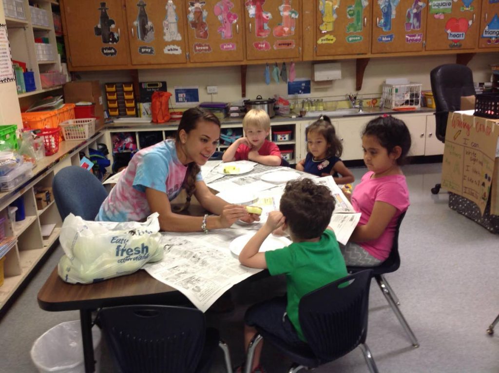 TT’s Laura Welch on her new job  at a kindergarten teacher at Elon Elementary School in North Carolina.