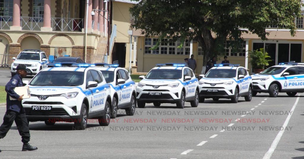 The Police Service of T&T has launched a newly outfited Emergency Response Unit, to help assist the reaction time of the TTPS response to troubled calls throughout the country. Police Training Academy, Police Barrack, St James. October 26, 2018. PHOTO BY ROGER JACOB 