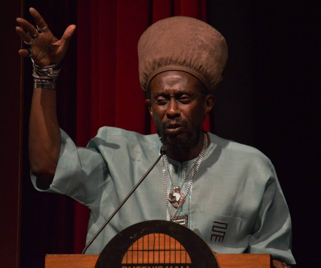 TUCO president Lutalo Masimba addresses patrons at the TUCO awards ceremony in 2016. FILE PHOTO.