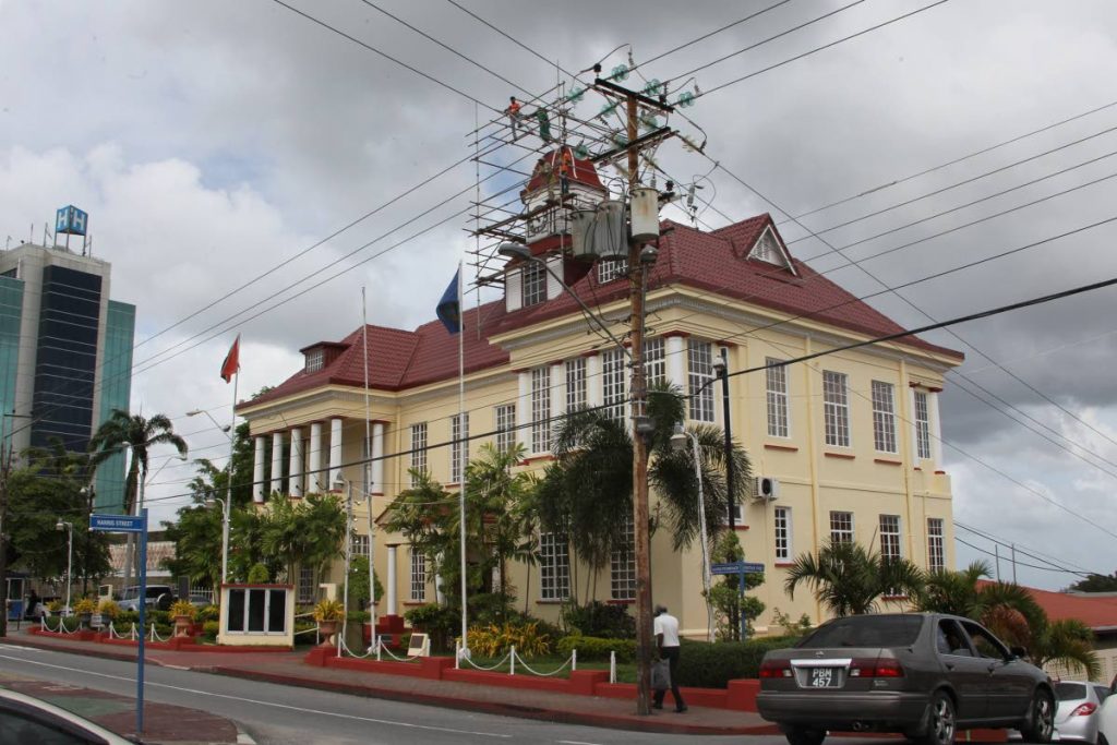 A file photo of City Hall, San Fernando. A project has been launched to install signage at sites in the southern city, including City Hall, declaring them heritage sites. 
