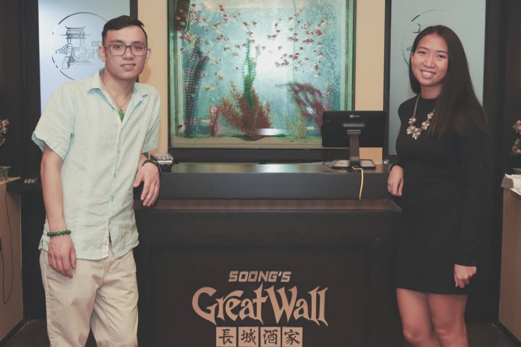 Kasi Johnston, right, grandaughter of Soongs Great Wall founder Maurice Soong, and her cousin Matthew Bouchard.