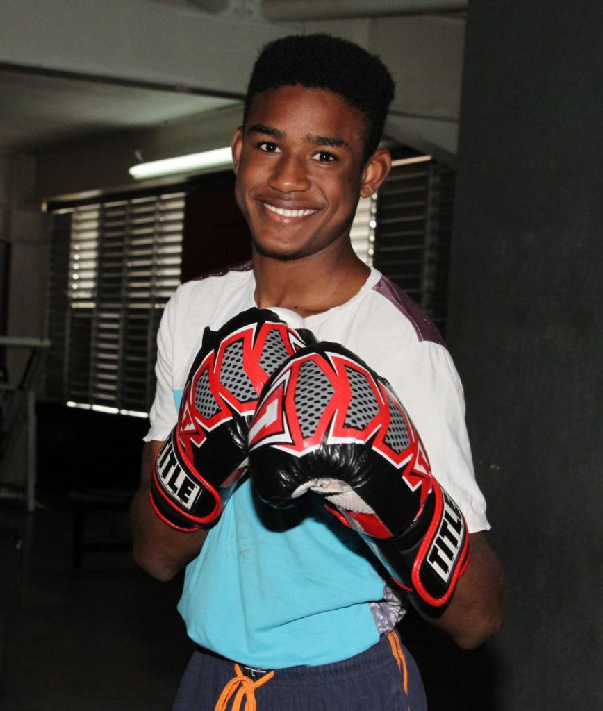 Fifteen-year-old boxer Nyrell Hosein  won the Caribbean Boxing Championship’s 57 kg trophy, last weekend in Guyana.