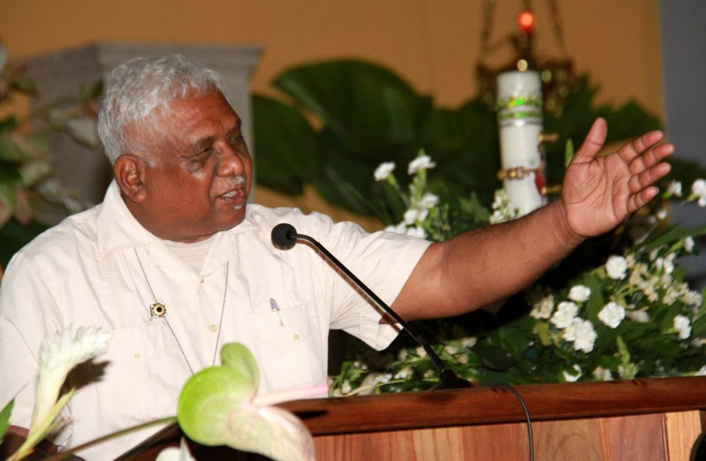 Reverend Kendrick Sooknarine who called for the church to be more relevant in fast changing world. He made the call at an Old Year’s Day sermon on Monday at the Susamachar Presbyterian Church in San Fernando.