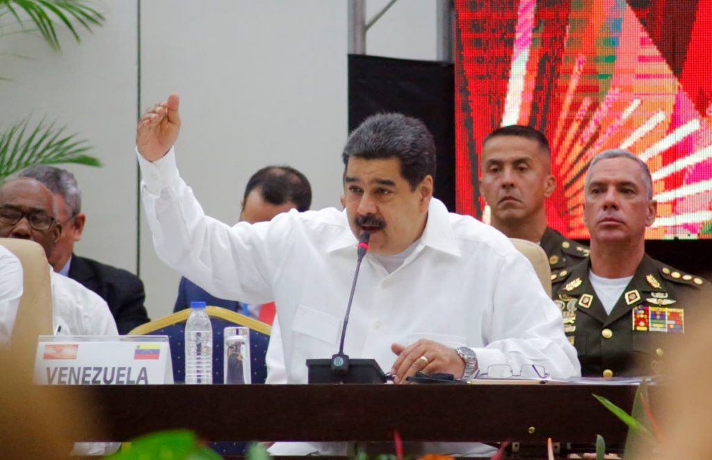 Venezuela's President Nicolas Maduro speaks at the Bolivarian Alliance for the Peoples of Our America, or ALBA, summit in Havana, Cuba on December 14, 2018. AP FILE PHOTO