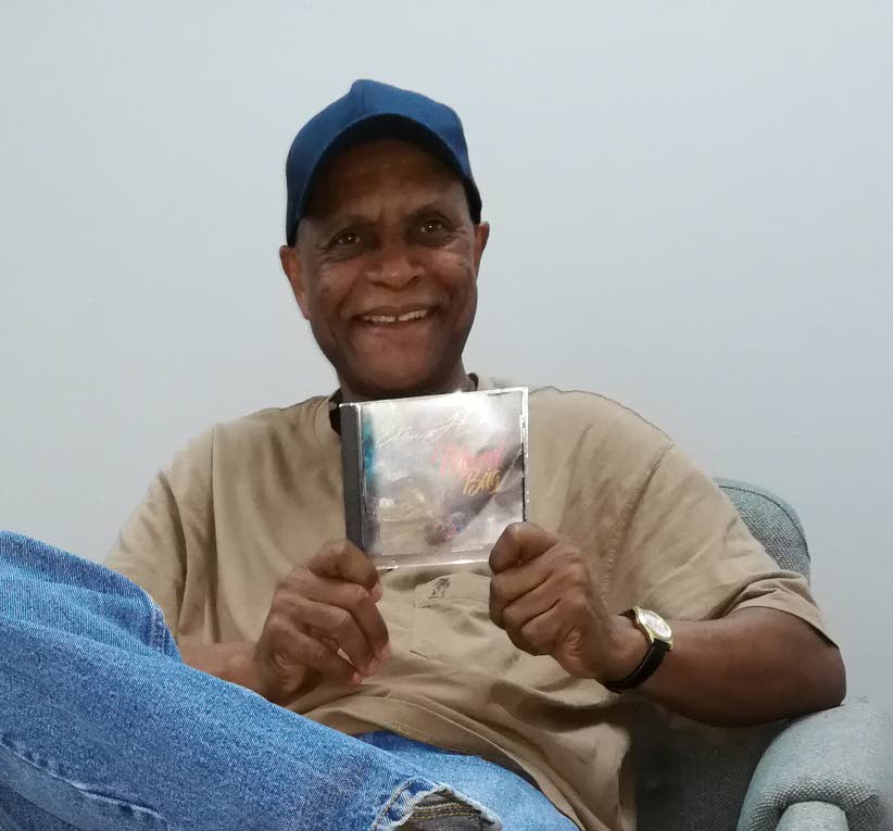 Pannist Edison Holder with his first his first CD titled Mixed Bag. Holder’s next project will be a book on the “real history” of Desperadoes Steel Orchestra which he plans to publish by June. Holder  was a frontline tenor pannist with the band.
