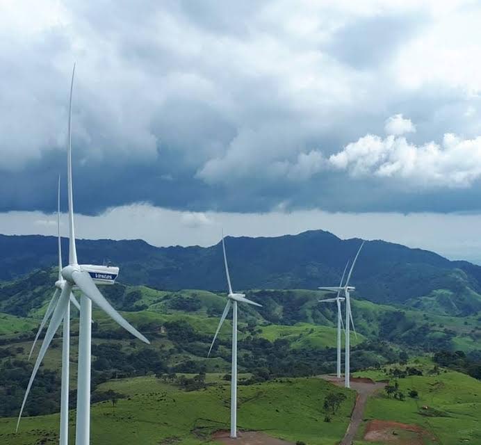 Am MPC wind farm in Costa Rica.