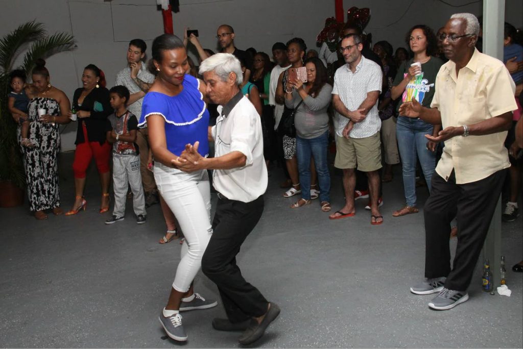 The old and young danced to the music. Photo by Angelo Marcelle