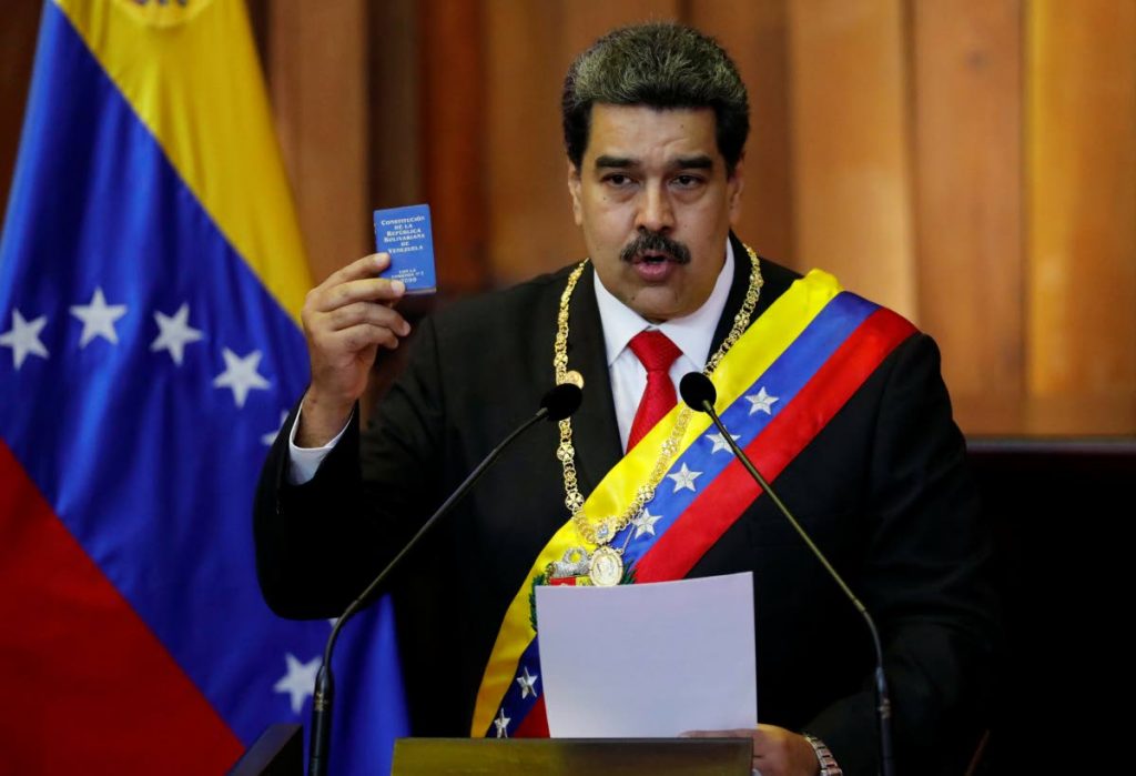 Venezuela's President Nicolas Maduro . 

AP FILE PHOTO