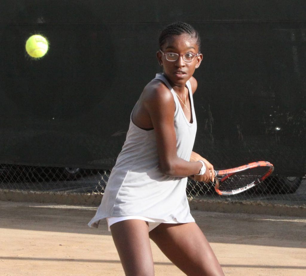 Aalisha Alexis helped TT trounce Panama 3-0 yesterday in the Jr Fed Cup pre-qualifiers in El Salvador. 
