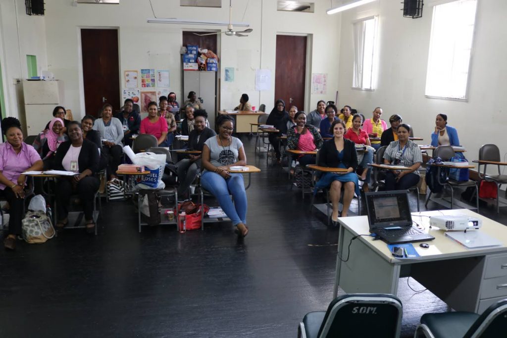 A public screening of Tammy Kremer’s Birth Stories of Trinidad and Tobago at the Midwifery Classroom at San Fernando General Hospital.