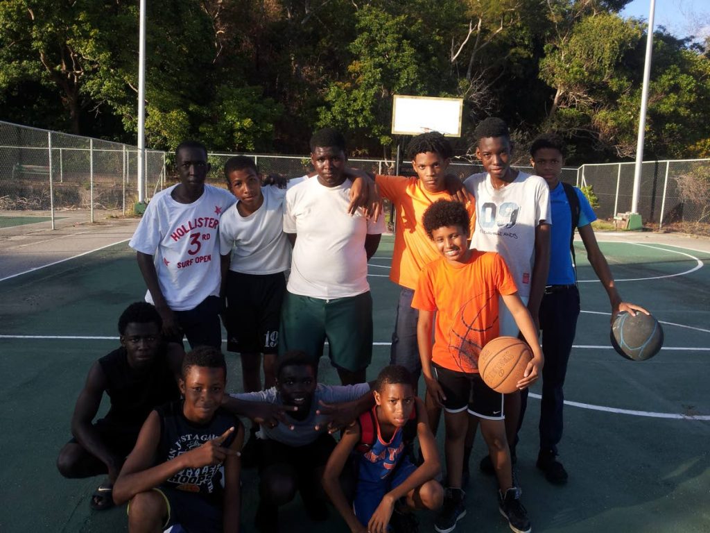 Basketballers from El Dorado East and El Dorado West Secondary held a joint training session at Honeymoon Park in Tunapuna, recently.