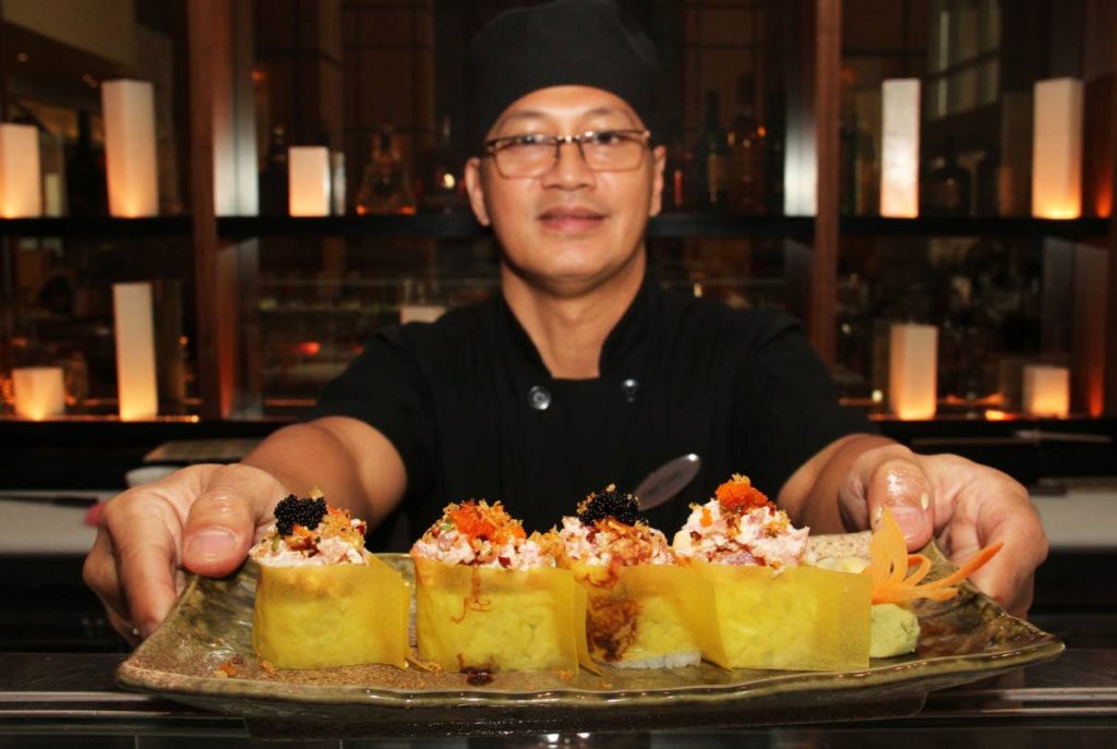 Chef Paul Claro is Hyatt Regency Trinidad’s new sushi chef.