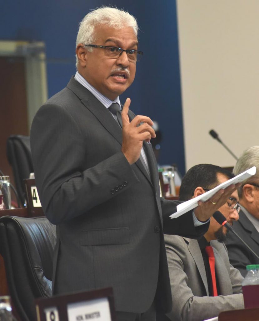 Health Minister Terrence Deyalsingh PHOTO BY KERWIN PIERRE
