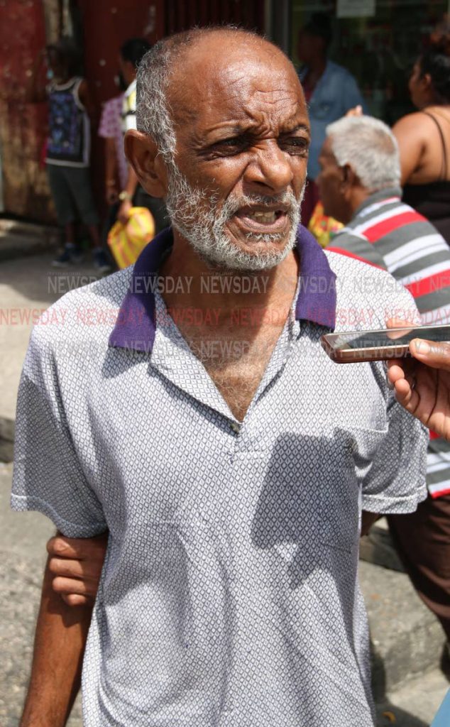 Anthony Rudolph Bartender at Carlos Bar in Princes Town spoke to Newsday yesterday after the bar was destroyed by fire PHOTO BY: ANSEL JEBODH 
