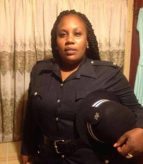 Woman Special Reserve Police (SRP) Constable Avril Alleyne