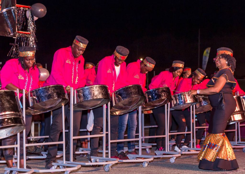 Metro Stars storms to first place in the 2019 THA Pan Champs single pan bands final with their performance of Pan By Storm at Dwight Yorke Stadium, Tobago on Friday night.