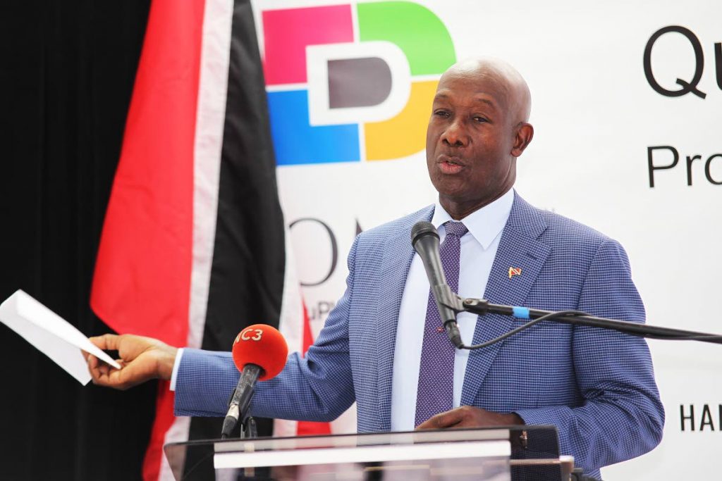 Prime Minister Dr Keith Rowley FILE PHOTO