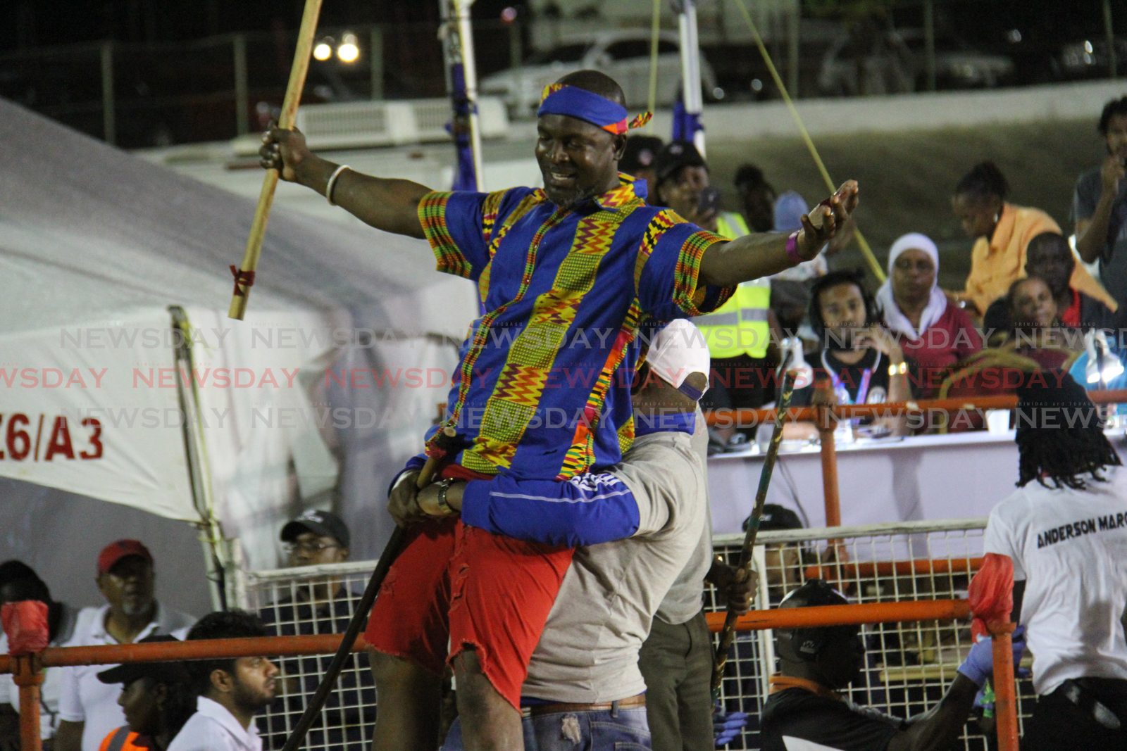 Stick fighting competition in Trinidad