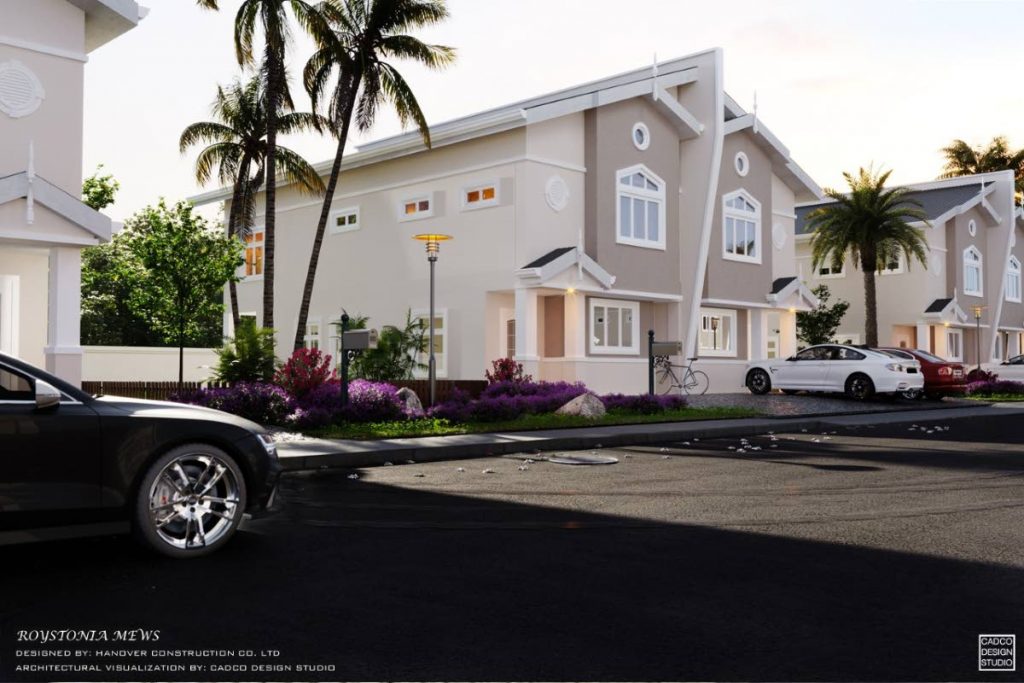 A new 32-unit luxury residential community, Roystonia Mews, is to be bulit at Piarco. 