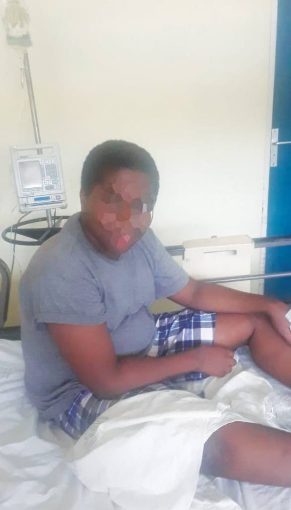 The St Mary's Anglican Standard four student awaiting surgery for broken hip after allegedly being beaten by other students. 