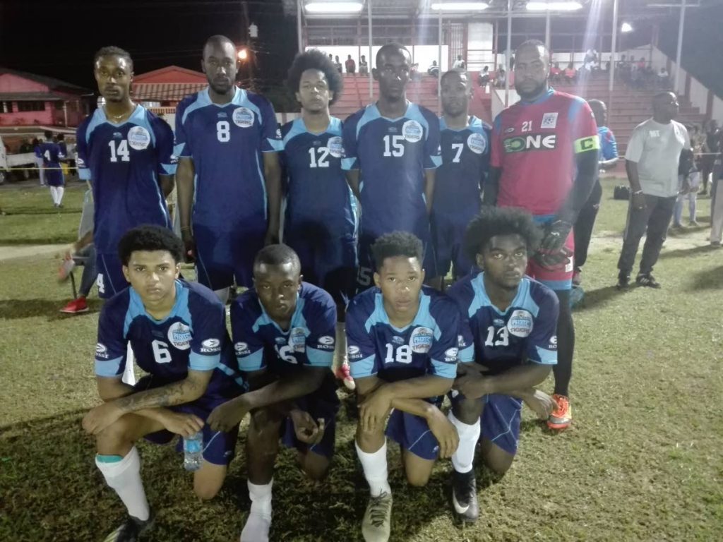 MIC footballers defeated Seed of Greatness 2-1 on Saturday in the Sweet Sixteen Football League at Ojoe Road Recreation Ground, Sangre Grande. 