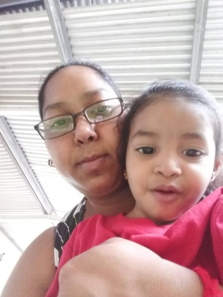 Giselle Lakhan is pleading for assistance to pay for medication for her three-year-old daughter who needs a heart and lungs. 