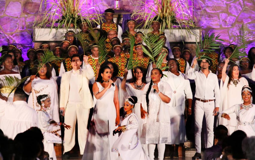 Several performers participated in Believe the concert  featuring Songs of Hope on Palm Sunday  at the Church of Assumption,  Maraval.
