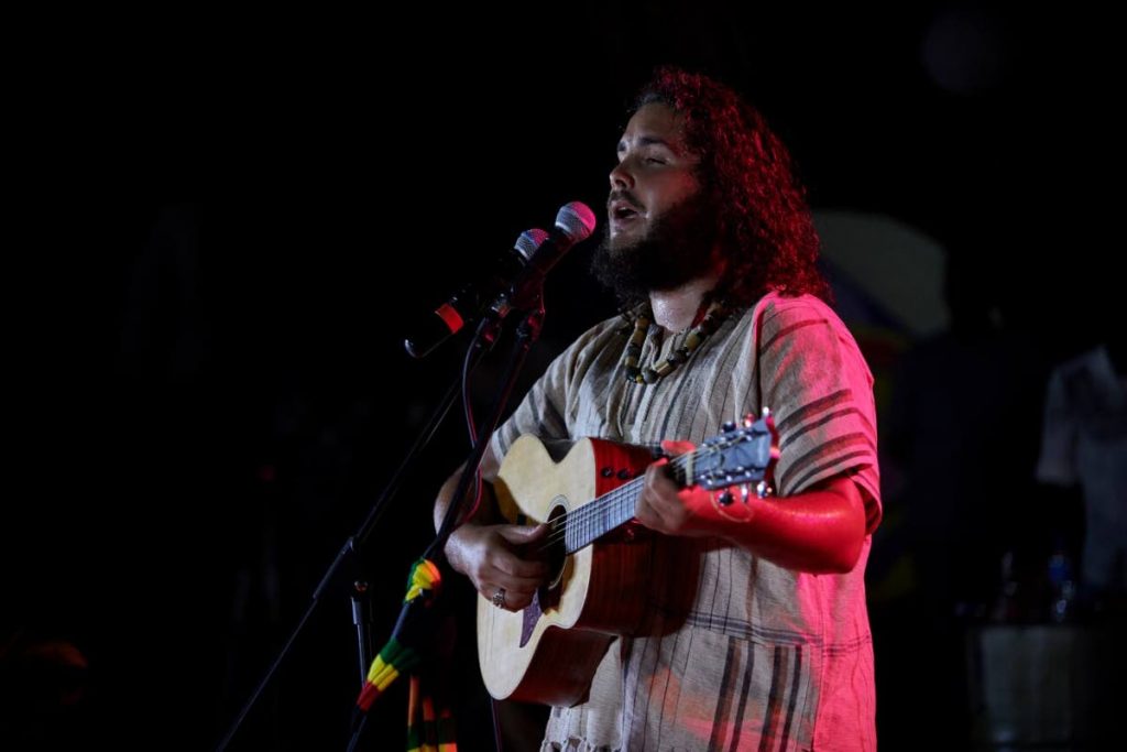 Caleb Hart wows the audience with his roots reggae songs at Jazz on the Waterfront. 

Photo: Leeandro Noray