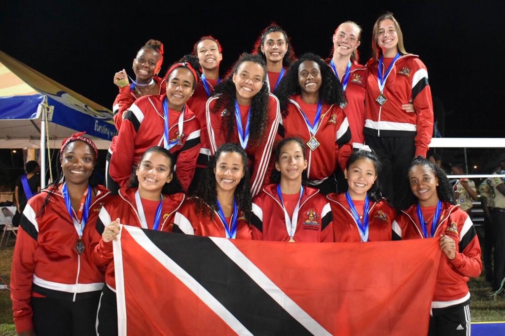 TT Under-19 water polo girls won gold yesterday at the Carifta Aquatics Championships in Barbados. 