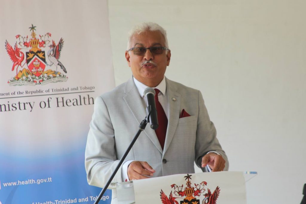 Health Minister Terrence Deyalsingh.