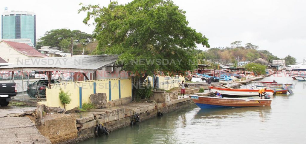 Fisherman dock at Kings Wharf, San Fernando. File Photo