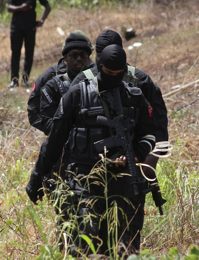 File photo: An operations to find the eight (8) missing prisoners, who escaped from the Golden Grove Prison on Tuesday night,
near Windy Hill, La Resource North off the Arima Old Road, in Arouca.
Wednesday, May 15, 2019. PHOTO BY ROGER JACOB.  