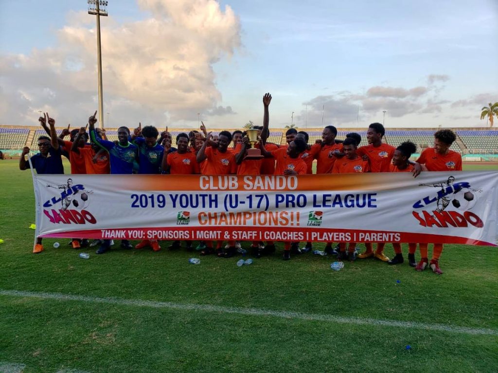 Youth Pro League 2019 Under-17 champions Club SandoYouth Pro League 2019 Under-17 champions Club Sando