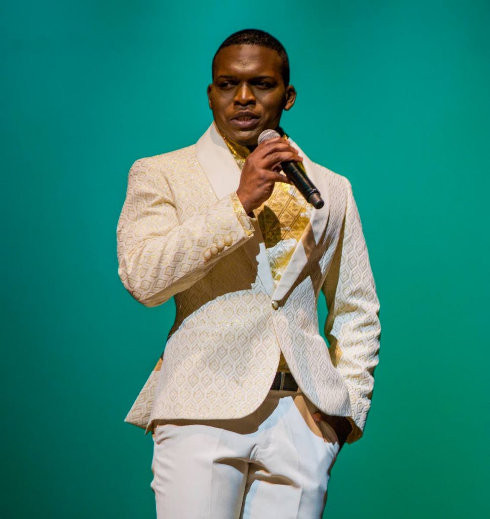 Trinidad representative Johnathan Samuel at the 2019 Mr Caribbean competition hosted at Shaw Park Cultural Complex earlier this month.