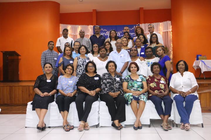 Teachers and students of Tunapuna Presbyterian, class of 1982.