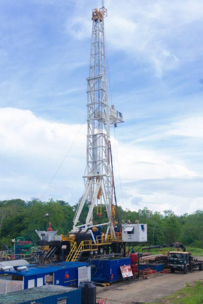 PROSPECTING: A drilling rig for an oil well, belonging to Heritage Petroleum is seen in this photo. PHOTO COURTESY HERITAGE PETROLEUM LTD 