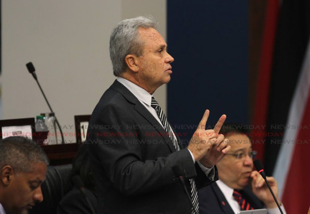 Minister of Finance Colm Imbert.