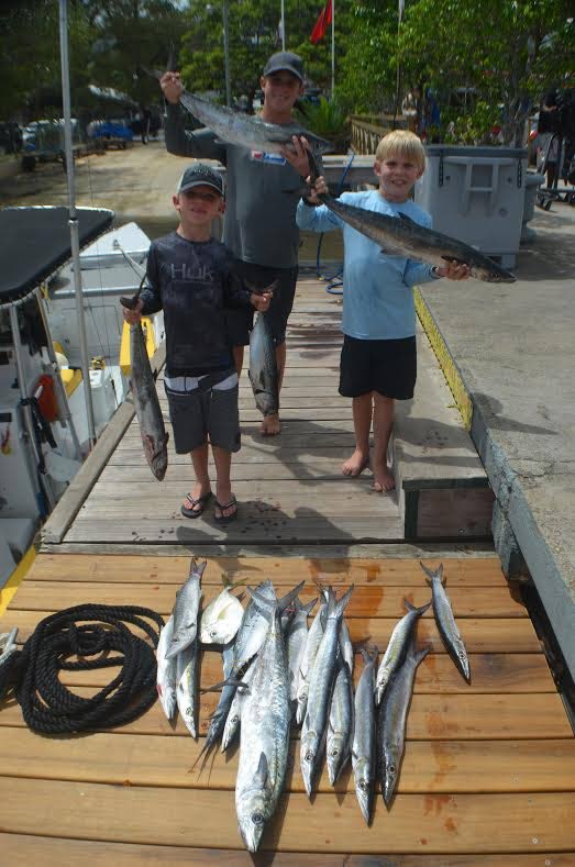 Crew of the winning boat Team Sans Souci Buccaneer, from left to right, anglers Josh Frankland, Luke Frankland and Scott Frankland, at the TT Game Fishing Association’s Annual Junior Angler Tournament, held on Saturday at the Trinidad Yacht Club. Photo courtesy: Ronald Daniel. Team Sans Souci Buccaneer (L – R  - Anglers Josh Frankland, Luke Frankland, Scott Frankland)