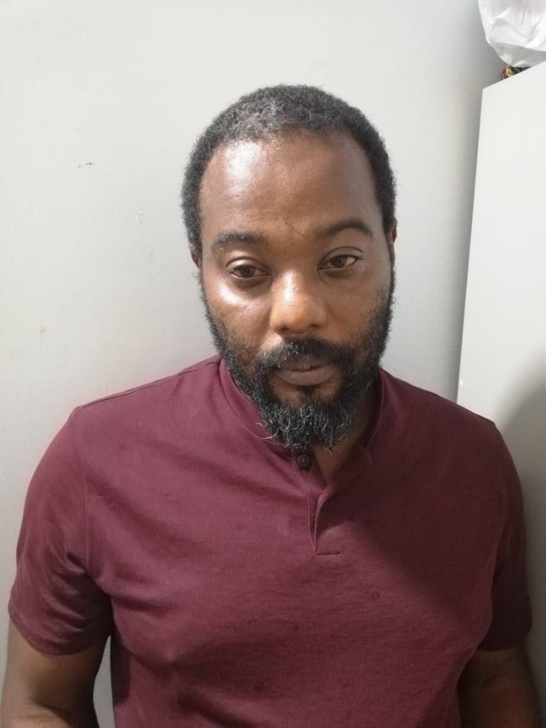 CHARGED: Kerry Wilson, charged with cruelty to a child. He was due to appear before a Port of Spain magistrate to answer the charge. 
PHOTO COURTESY TTPS