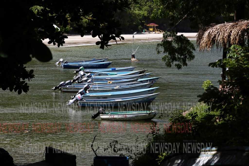 Las Cuevas beach where police  suspect the killers of of Vaughn Mieres, aka “Sandman,” his wife and two other men used a boat to escape, after burning their cars on shore, PHOTO SUREASH CHOLAI
