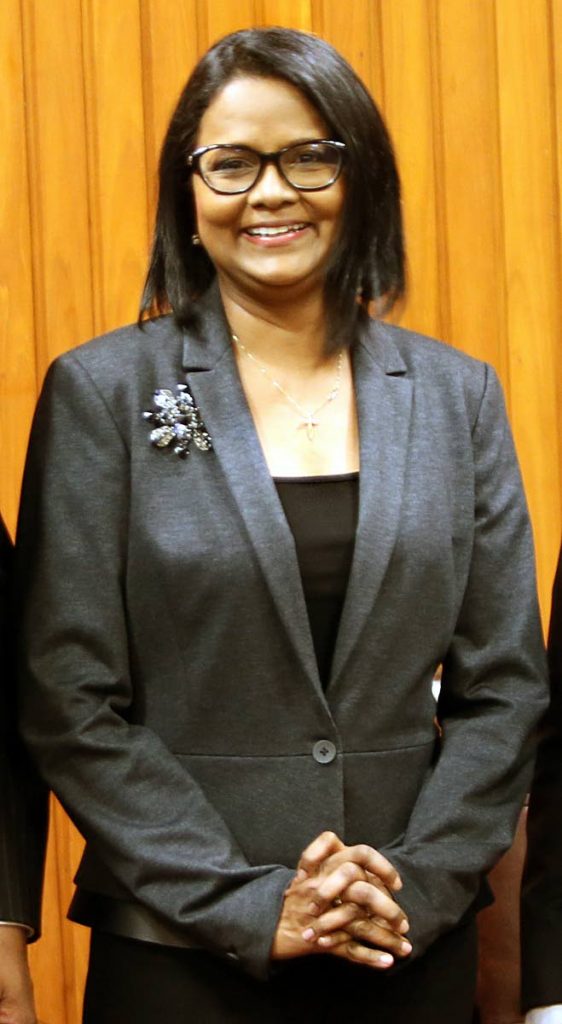Acting President Christine Kangaloo.