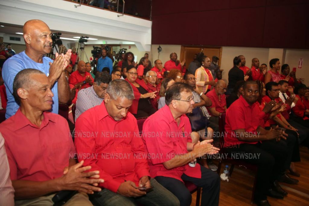 The audience at Conversations with our Political Leader at City Hall in Port of Spain on Thursday night. PHOTO SUREASH CHOLAI