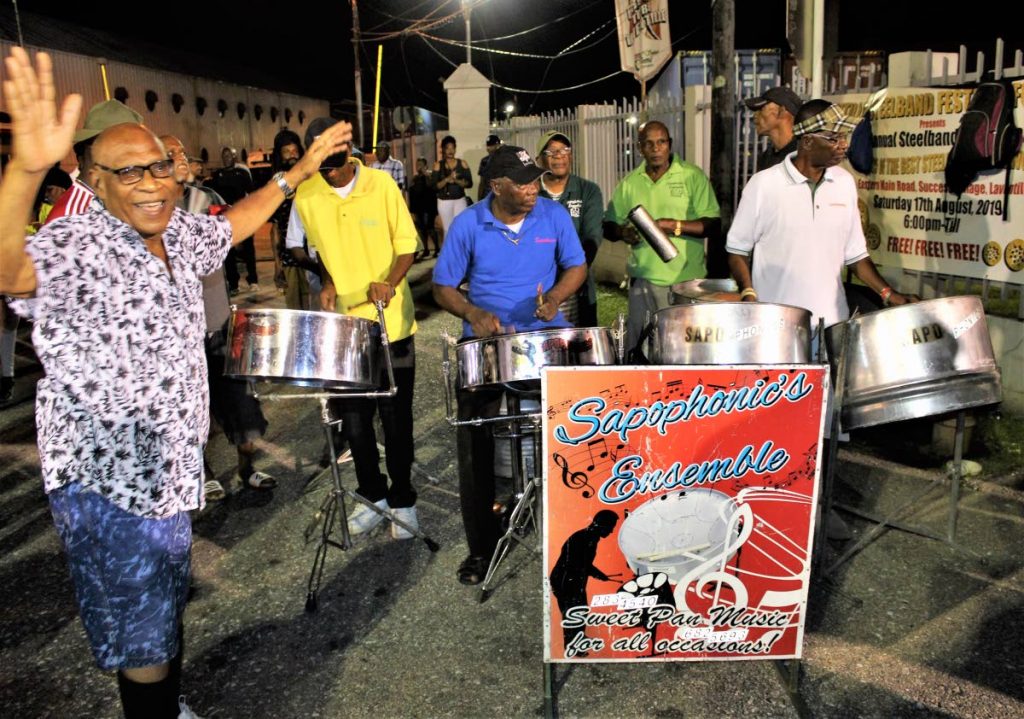 Pan parade in Laventille