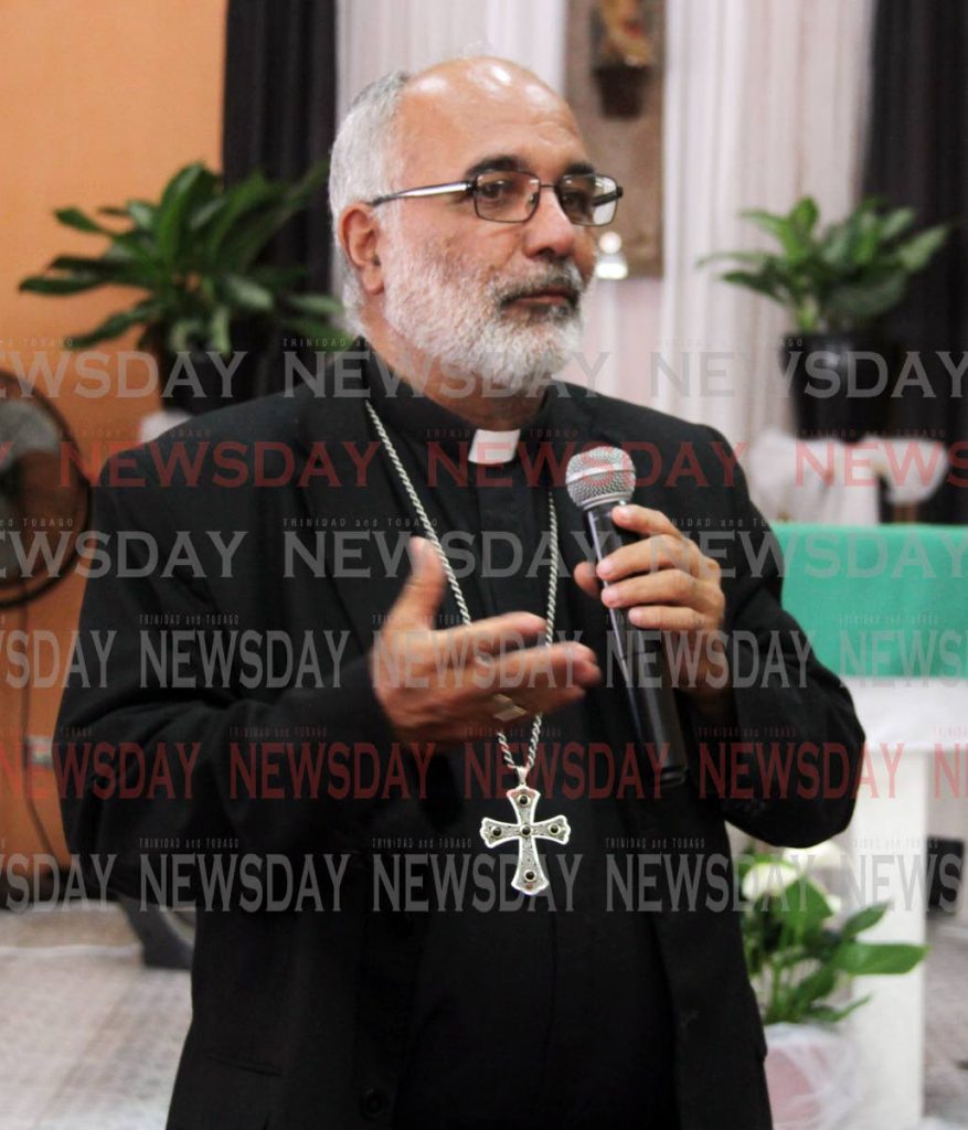 Bishop Jaime Jose Villarroel Rodriguez.  PHOTO BY VASHTI SINGH
